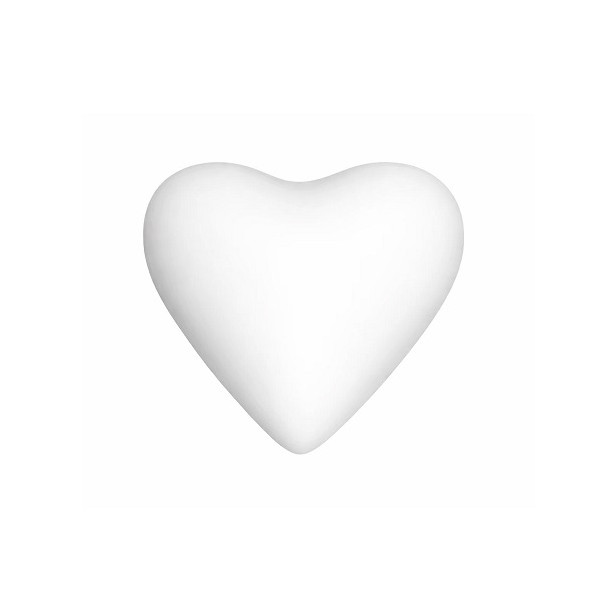Forma Cuore in Polistirolo Pieno 7 cm – Dummy Cake per Torte, Decorazioni e Fai‑da‑Te