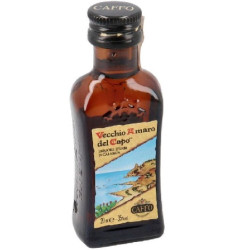 Vecchio Amaro del Capo Mignon 5cl 35% – Liquore alle Erbe in Bottiglia Vetro