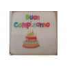 Marshmallow Quadratino "Buon Compleanno" in busta da 20pz Marshmallow Quadratino "Buon Compleanno" in busta da 20pz