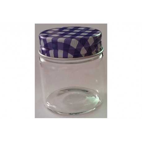 Barattolino portaconfetti segnaposto in vetro cm 5x4 viola Barattolino portaconfetti segnaposto in vetro cm 5x4 viola