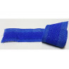 Nastro in juta con pizzo blu 5cmx2mt Nastro in juta con pizzo blu 5cmx2mt