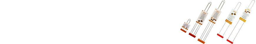 Spilloni a 2 o a 4 punte, in acciaio inox lunghi 52 o 62 cm da Decora