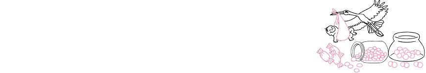 Confetti rosa per baby shower e nascita della tua bimba |Cakeitalia