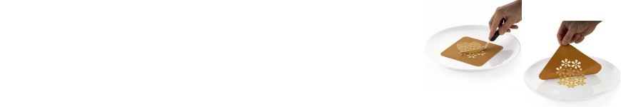 Stencil per decorazioni di piatti da portata |Cakeitalia ristorazione